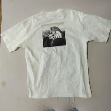 THE NORTH FACE 로고 티셔츠 화이트 XL