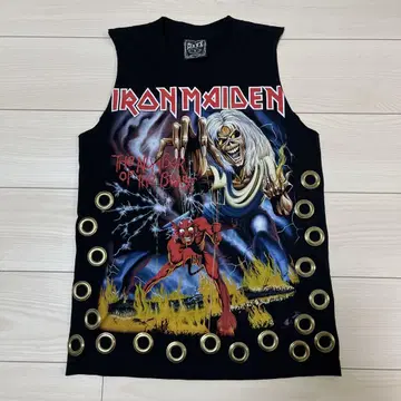Iron Maiden 에디 그래픽 베스트 S 사이즈