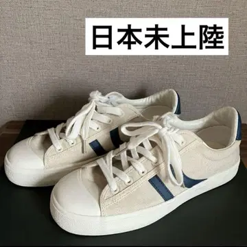 일본 미출시 COOLWAY 캔버스 스니커즈 25.5cm 아이보리