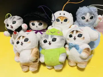mofusand 고양이 봉제 인형 산리오 콜라보 마스코트 키티 시나몬