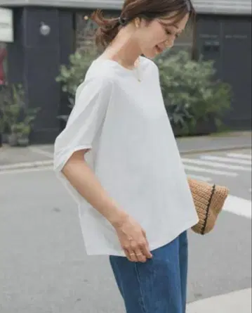 어반 리서치 도어스 코쿤 실루엣 풀오버 화이트 화이트