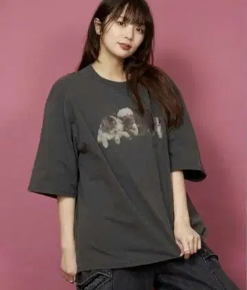 안릴랙싱 Mrs. GREEN APPLE 오모리 모토키 착용 모델 티셔츠