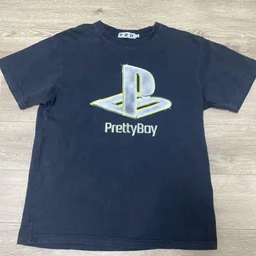 PrettyBoy 플레이스테이션 티셔츠 M 블랙