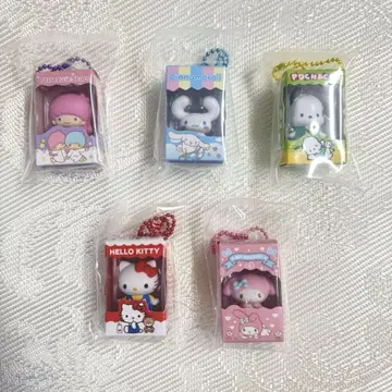산리오 산리오 캐릭터즈 초코 박스 키링 피규어