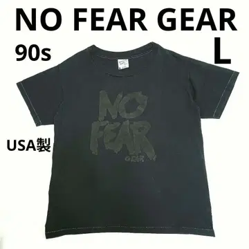 레어 90s NO FEAR GEAR 티셔츠 USA제 싱글 스티치