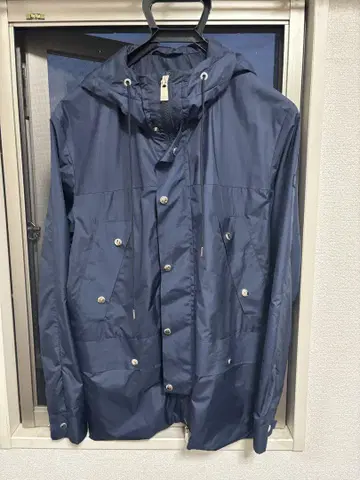 TATRAS 후드 부착 나일론 자켓 네이비