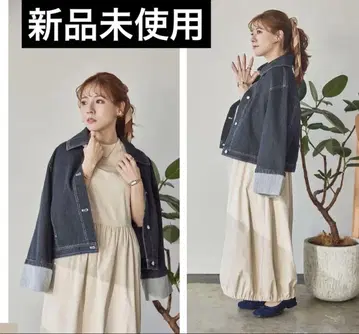 yumi. INTERFACTORY 데님 자켓 프리 사이즈