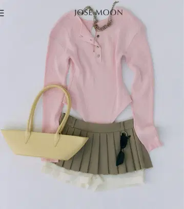 JOSEMOON 조즈문 2WAY NECK RIB KNIT