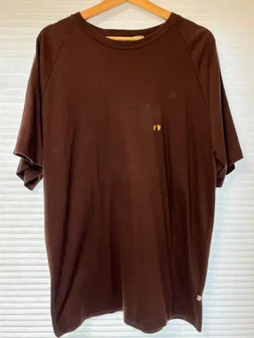 70s hangten 래글런 자수 로고 티셔츠 XL 빈티지