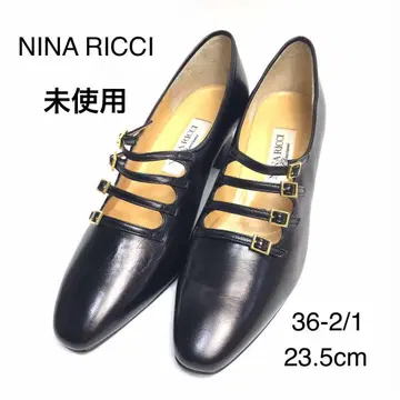 니나리치 NINARICCI 블랙 가죽 23.5cm 펌프스 힐