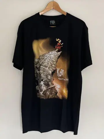 새상품 밴딩 티셔츠 2XL 콘 KORN follow the leader