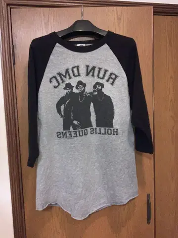 새상품급 빈티지 레어 rundmc 7부 소매 롱 T셔츠