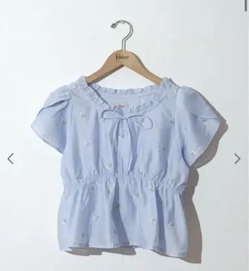 flower twinkle embroidery blouse 완판템