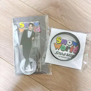 SnowMan 스노우맨 메구로 렌 아크릴 스탠드 & 러버 밴드