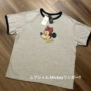 새상품 택 포함 렙심 Mickey 링거 티셔츠 디즈니