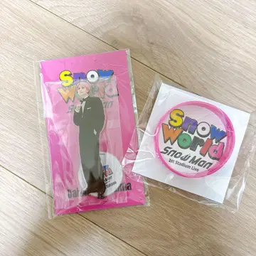 SnowMan 스노우맨 사쿠마 다이스케 아크릴 스탠드 & 러버 밴드