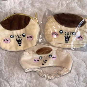 치이카와 오카오 파우치 내일도 힘내자 밤만쥬 세트