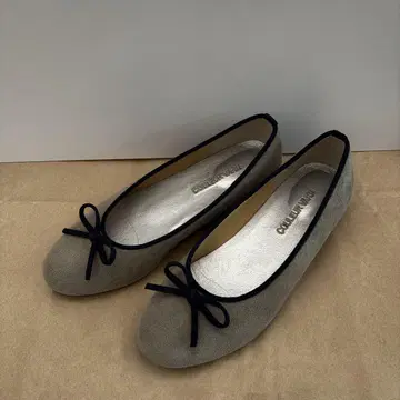 크롤 발리에 발레 슈즈 그레이 22.5cm