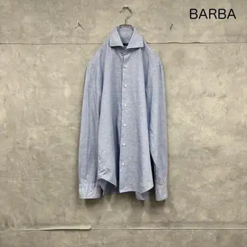 BARBA 바르바 블루 셔츠 긴팔 N1141