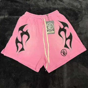 미사용 새상품 Hellstar Flame Shorts 하프 팬츠