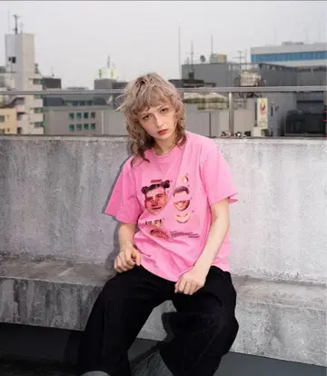 Beck and call Drag Queen Tee 핑크 S 사이즈