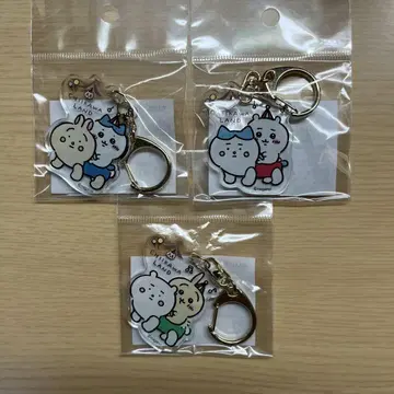 치이카와 (먼작귀) 랜드 피포 아크릴 키링 3개 세트