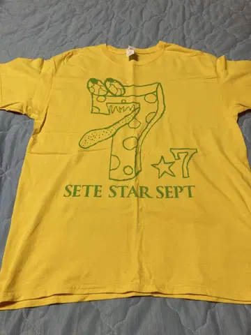 SETE STAR SEPT 티셔츠 L 사이즈 그라인드 코어 너트 코어