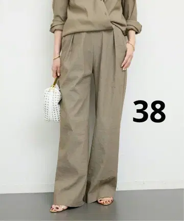 Deuxieme Classe STRETCH TWILL 턱 팬츠 38