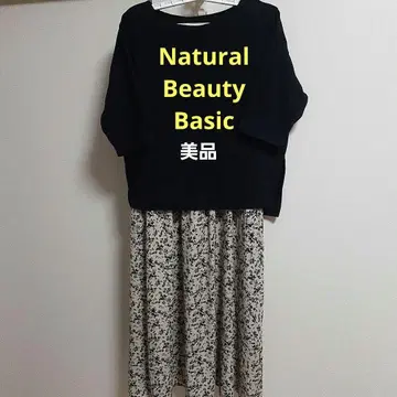 새상품급 Natural Beauty Basic 도킹 원피스 M