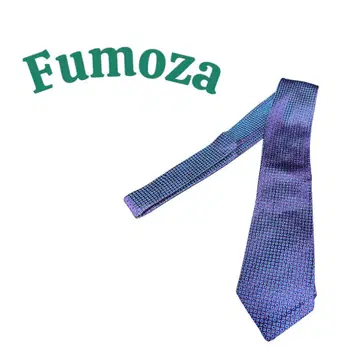 Fumoza Fumoza 기하학 패턴 실크 넥타이