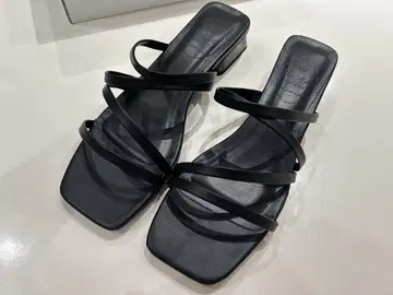 여성용 샌들 3L 블랙