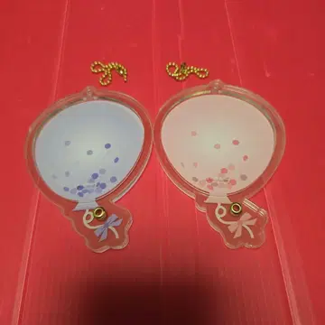 후쿠야 본인이 없는 생일 파티 세트 B상 벌룬 미니 아크릴 프레임 핑크