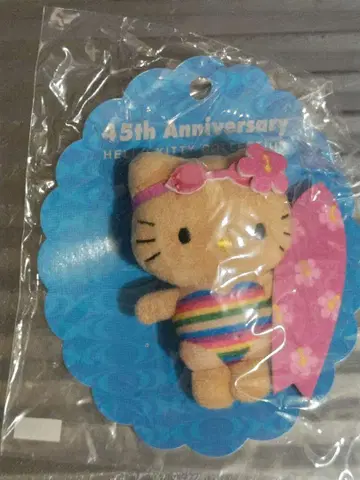 산리오 헬로키티 컬렉션 45주년 기념일 브로치 (서핑)