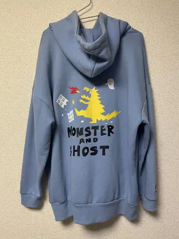 PEOPLE1 "괴수와 고스트" HOODIE / LIGHT BLUE
