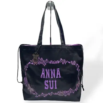 컨디션 최상 ANNA SUI 안나수이 토트백 원숄더 나일론 복조리