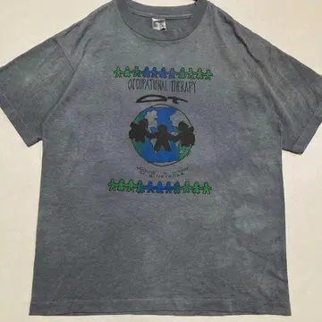 90s Vintage FRUIT OF THE LOOM 프린트 티셔츠