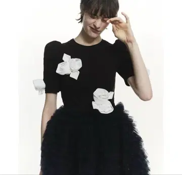 bibiy BROSETTE TEE popup 구매 정품 택 포함 새상품