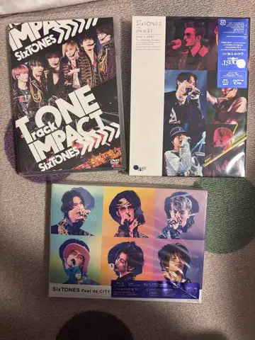SixTONES DVD 블루레이 3장 세트