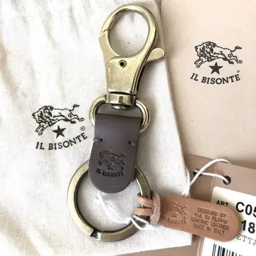 새상품 일비종떼 IL BISONTE 키링 토라토라 그레이