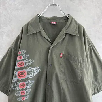 ECKO UNLTD 에코 언리미티드 반팔 셔츠 L 올리브