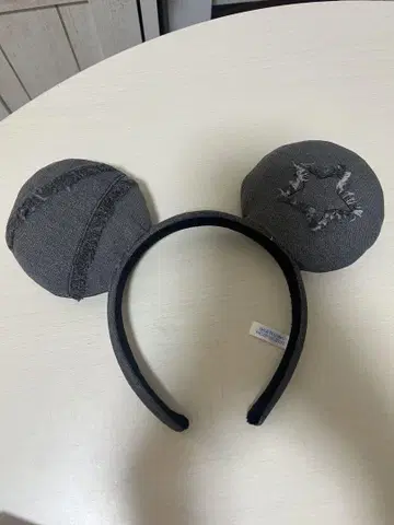 미키 귀 머리띠 그레이