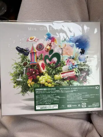 Mrs. GREEN APPLE 10 CD+DVD 초회판