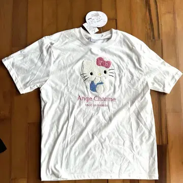 HELLO KITTY Ange Charme 화이트 티셔츠 M 사이즈