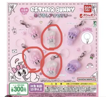 Esther Bunny 스트랩 3개 세트
