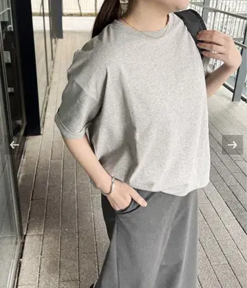 저널 스탠다드 땀 얼룩 방지 천축 빅 T