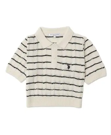US POLO 케이블 니트 폴로