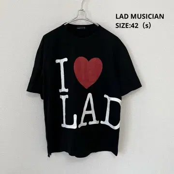 LAD MUSICIAN "I LOVE LAD" 티셔츠 사이즈: 42(S)