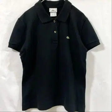 LACOSTE 폴로 셔츠 여성용 42 반팔 라코스테 블랙