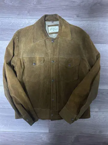 L.L.Bean 50~60년대 필기체 택 스웨이드 트래커 자켓 42