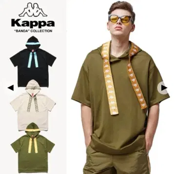 카파 BANDA COLLECTION 후드 부착 후드티 올리브